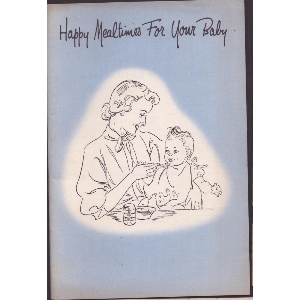 Vintage Beech-Nut Happy Mealtimes For Your Baby Advertising Booklet H-212-5 - Picture 1 of 3